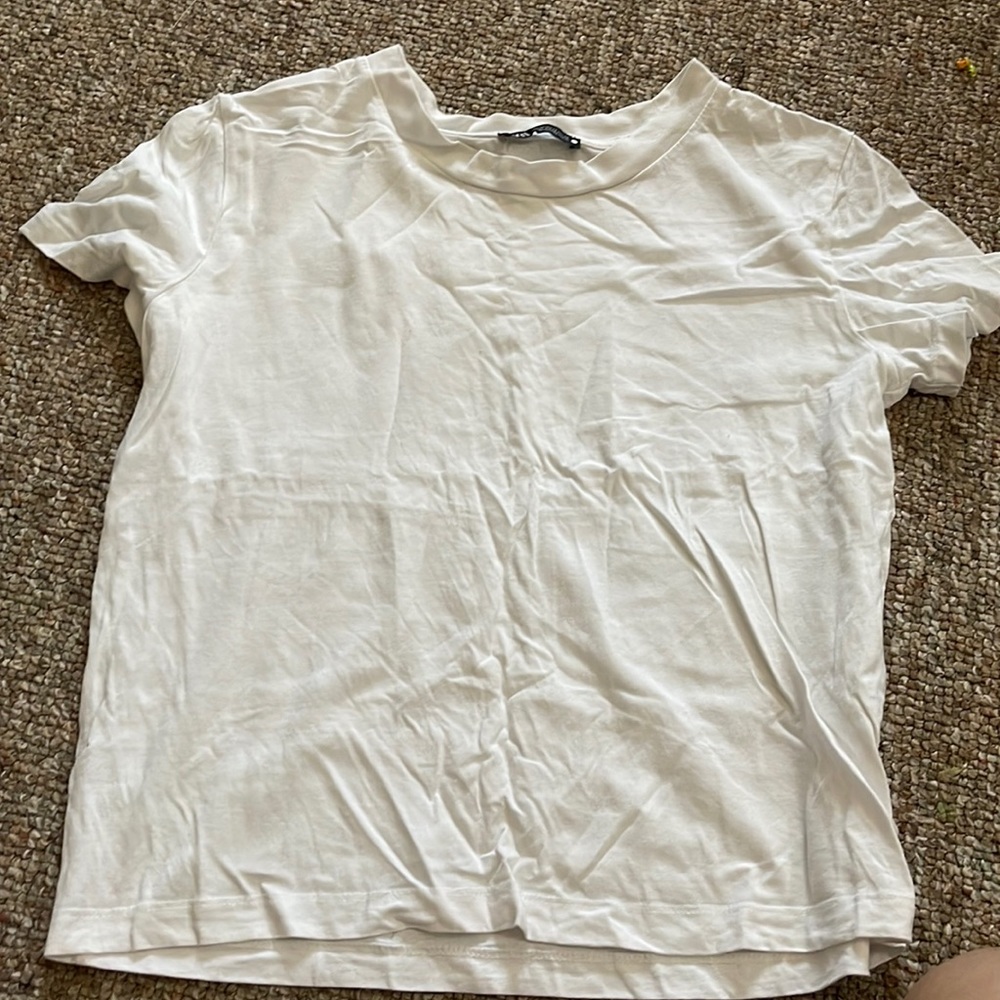 Plain white shirt